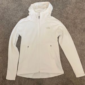 White north face jacket